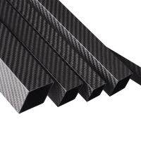 1Pcs Length 1000mm OD8mm 10mm 15mm18mm 20mm 22mm 25mm 30mm Twill Matte 3K 100% Full Carbon Fiber Rectangular Square Tube Wires Leads Adapters