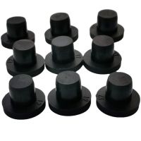 Round Solid Rubber Seal Hole Plugs High Temperature Resistance T Type Silicone Hole Caps Dust-proof Gasket Blanking End Caps Furniture Protectors Repl