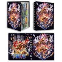 【CW】◑☫  New 4Grids Card Collection Book Piece D.luffy Animation Album Storage Large Capacity Kids