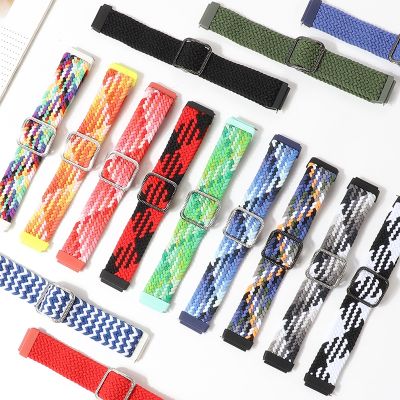 vfbgdhngh Braided solo loop For Huawei watch band 7 Strap Adjustable Elastic Sports Wristband pulseira replacement Huawei Band 7 Bracelet