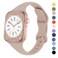 ↂ¤ Silicone loop For Apple Watch Band 45mm 44mm 40mm 41mm 49mm Elastic Belt bracelet iWatch series ultra 5/4/3/SE/6/7/8 Strap