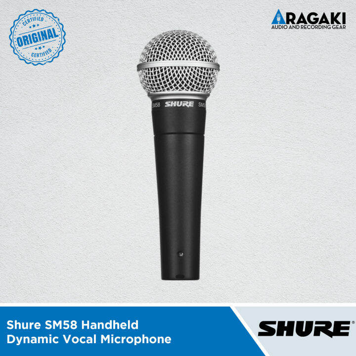 Shure SM58 Handheld Dynamic Vocal Microphone Lazada PH