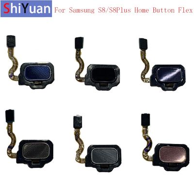 ลายนิ้วมือเซ็นเซอร์ปุ่มโฮม Flex Cable Ribbon สําหรับ Samsung S8 G950 S8Plus G955 S9 G960 S9Plus G965 Touch อะไหล่ทดแทน