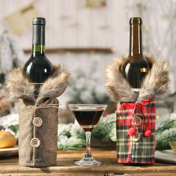 new-year-2023-gift-santa-claus-wine-bottle-dust-cover-xmas-noel-christmas-decorations-for-home-navidad-2022-dinner-table-decor