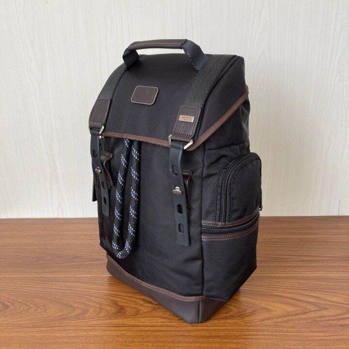 222387tumi-กระเป๋าเป้สะพายหลังเชือกผูกปากถุงไนลอน-ballistic-buckle-design-สำหรับผู้ชายพักผ่อนกระเป๋าเป้สะพายหลังใส่คอมพิวเตอร์เวลาเดินทาง