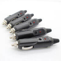 ชายรถ Switching ไฟแช็ก12V Connector LED ฟิวส์ ABS สีดำ5Pcs High Power พร้อมไฟแสดงสถานะ Auto