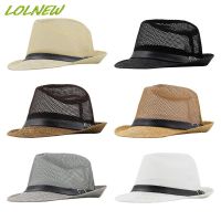 Panama Hat Summer Sun Hats For Women Men Beach Straw Hat Fashion UV Sun Protection Travel Cap Chapeu Feminino