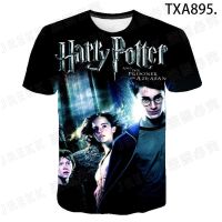 Summer NEW Harry Potter kids T-shirt  Anime cartoon 3d Printing Casual Short Sleeve Tshirt Boys Tops Cool O-neck girl child clothes Tops tees