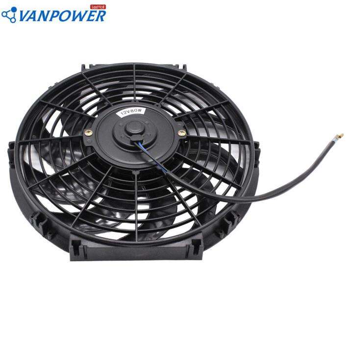 12 Inch Universal Slim Fan Push Pull Air Circulation Fan 12V Auto