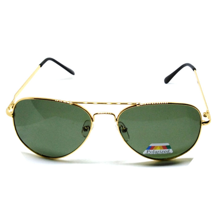 แว่นกันแดด-แว่นกันแดดแฟชั่น-ที่เป็น-แว่นกรองแสง-uv400-เลนส์โพลาไรซ์-กรอบ-แว่น-ทำจากสแตลเลส-สีทอง-แว่นเขียว-จาก-ร้าน-แว่นตา-cheappyshop