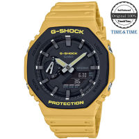 Time&amp;Time CASIO G-Shock นาฬิกาข้อมือ สีดำ/เหลือง สายเรซิ่น รุ่น GA-2110SU-9ADR (ประกันศูนย์ CMG)