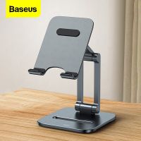 Baseus Phone Holder Desk Mobile Phone Stand Foldable Metal Tablet Holder Support For iPhone 13 12 iPad Pro Air Universal Holder