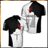 Christian Jesus Polo Shirt Jesus Is My Savior Christian Gift All Over Print Men/ Women Polo Shirt XS-4XL