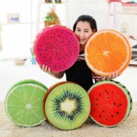 ❅✹ New Comfortable Fruit Seat Cushion Plush Sofa Bedroom Living Room Throw Pillow Garden Chair Cover Floor Round Shape Decoration