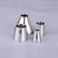 76mm 3 To to 57mm 2.25 OD Butt Welding Reducer SUS 316L Stainless Steel Sanitary Pipe Fitting Homebrew Beer Exhaust