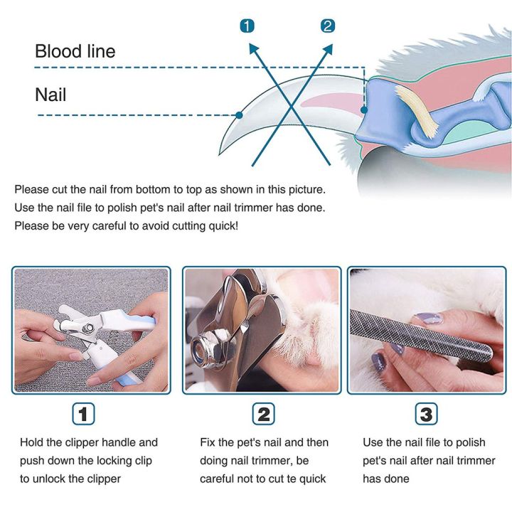 กรรไกรตัดเล็บแมว-gp01-กรรไกรตัดเล็บสุนัข-pet-nail-clipper-ที่ตัดเล็บสุนัข-แมว-ที่ตะไบ