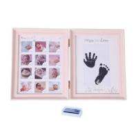 sell Memoryกรอบรูป hot ใหม่เด็กทารกHandprintรอยเท้าFirstปีรูปภาพDIY Family