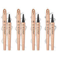 Brow Definer Smooth Eyebrow Pencil Waterproof Liquid Eyebrow Pencil 4 Point Soft Textured Stays On All Day for Office Party present