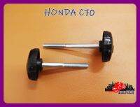 HONDA C70 SIDE COVER NUT (2 PCS.) (LH&amp;RH) SET //  น็อตฝากระเป๋าข้าง ซ้าย-ขวา (2 ตัว) สินค้าคุณภาพดี