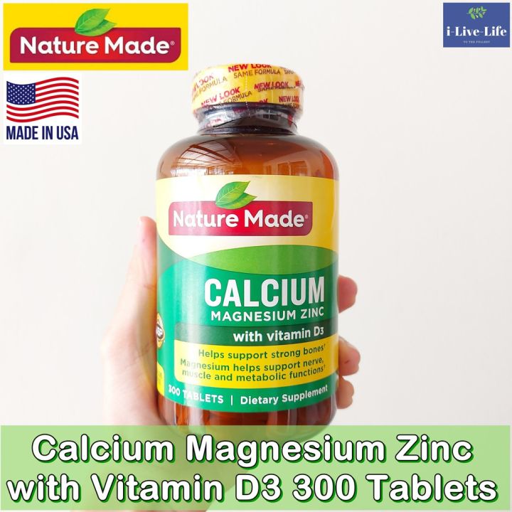 calcium-magnesium-zinc-d3-300-tablets-usp-verified-nature-made