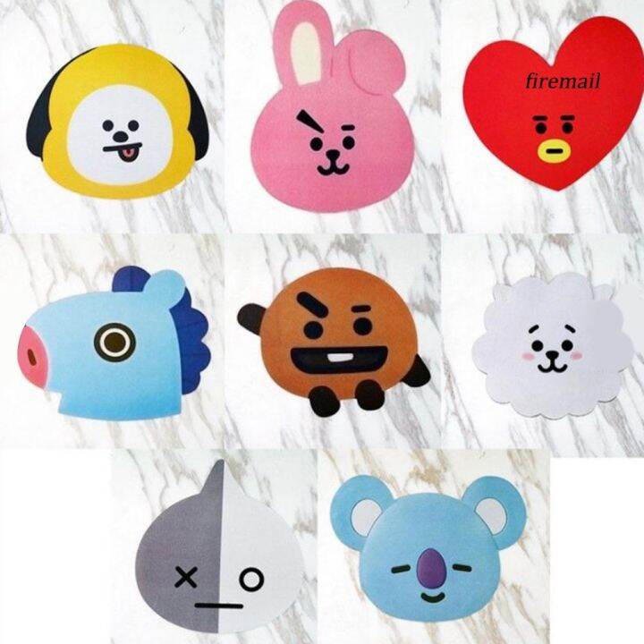 k-pop-bts-แผ่นรองเมาส์ลายการ์ตูนกันลื่น