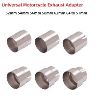 Universal Motorcycle Racing Exhaust Escape Pipe connection Reducer Muffler Stainless Steel 54mm 56mm 58mm 62mm to 51mm Adapter