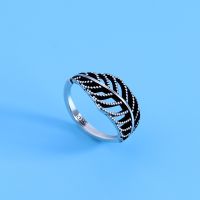 [COD] Qiaolanxuan Korean version imitation silver ring female design sense crowd simple opening retro dyeing wholesale