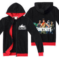 Fortnitesเด็กซิปเสื้อแขนยาวHooded Coatเสื้อกันหนาวการ์ตูนพิมพ์เด็กฤดูใบไม้ผลิฤดูใบไม้ร่วงฤดูใบไม้ร่วงC936เสื้อผ้าเด็กใส่ลำลองสำหรับฤดูใบไม้ร่วงฤดูหนาวหลวมเสื้อคาร์ดิแกนกีฬา