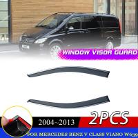 Windows Visor for Mercedes Benz W639 V Class Viano Valente SWB 2004~2013 Smoke Door Deflector Awnings Rain Eyebrow Accessorie