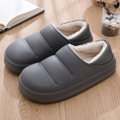 Fashion Winter Slippers for Home Comfort Soft Men Shoes High Quality Waterproof Indoor Slippers Warmest Plush Mens Sandals 2022
