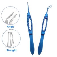 Titanium Forceps Toothless Tweezers  Castroviejo Suturing Forceps 108Mm Ophthalmic Instrument Microcosmetic Forcep