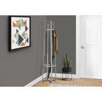 Coat Rack Hall Tree Free Standing 12 Hooks Entryway 72 H Umbrella Holder Bedroom Metal Convenient Color Selection