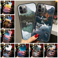 เคสโทรศัพท์สำหรับ7 8 Plus 11 12 13 Pro Max X XR XS MAX SE 12 13Mini 14 Plus เคสนิ่มสำหรับท่องเที่ยวภูเขาทะเลชายหาด