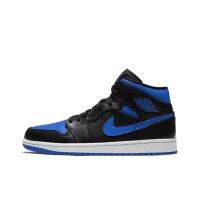 【พร้อมส่งของแท้?/ รุ่นนี่ใส่ตรงไซส NIKE Jordan Air Jordan 1 Mid ”Royal“ แฟชั่น รองเท้ากีฬา（สินค้าพร้อมกล่อง อุปกรณ์ครบ จัดส่งฟรี）