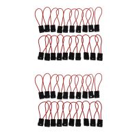 30A Wire In-Line Fuse Holder Block Black Red For Car Boat Truck 40Pcs Fuses Accessories