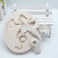 【CW】 3D Dragon Silicone Resin Molds Pastry Fondant Mould Wedding Cake Decoration Tools Kitchen Baking Accessories