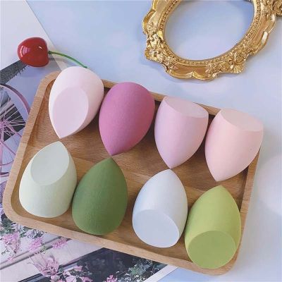 【CW】✷☞  4pcs Makeup Sponge Puff Dry and Wet Combined Foundation Bevel Cut Make Up Tools