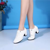 ∋●▼ New adult womens soft-soled Latin tango dance practice performance shoes