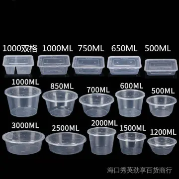 Food Take Away Clear Plastic Cup Lid Disposable Container Chutney Sauce  Shot US