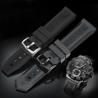 20mm 22mm Luxury Men Black Nature Watchband Silicone Rubber Watches Band Belt For TAG Strap CARRER for Heuer buckle DRIVE TIMER