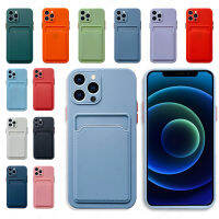 Original Card Bag Candy Color Phone Case For iPhone 11 pro max X XR XS Max 7 8 Plus SE 2020 Luxury Card Holder Wallet Case For iphone Liquid Silicone Cover With Card Holder Bag Cover