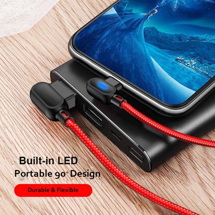 nbili-3a-ชาร์จเร็ว90องศา-สายไมโคร-usb-รองรับ0-25-1-2ม-สำหรับ-xiaomi-11-samsung-huawei-สาย-usb-ชนิด-c