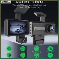 Full HD Car Video Camera with Dual Lens for Vehicles Front Rearview Mirror Car DVR Rear Dual Recording Full HD Car DVR Rear View Touch Screen Rear View Camera IPS Touch Screen Flexible Front Lens Wide Angle Lens Car Dash Cam