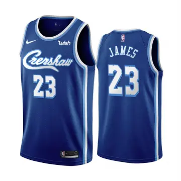 Shop Lebron James Lakers Classic Blue Jersey with great discounts