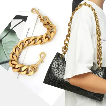 Bag Chain Accessories Large Bag Chain Thick Alloy Chain Bag With Shoulder  Strap Crossbody Replacement Metal Chain