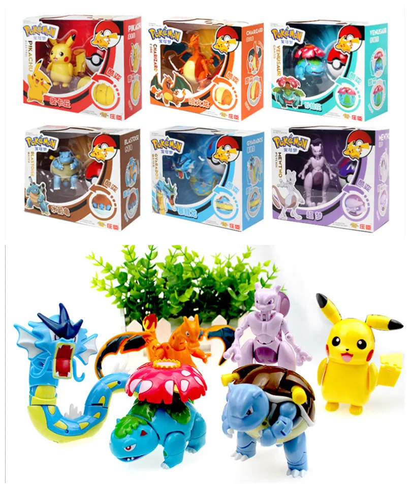 Takara tomy genuíno pokemon pikachu sylveon chespin bulbasaur dragonite  mole froakie squirtle popplio figura de ação