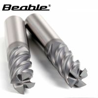 Beable เครื่องมือ Hrc68 4f Cnc อุปกรณ์เจาะคาร์ไบด์ยาวเครื่องตัดโรงเลื่อยเหล็กทังสเตน End Mill สำหรับโลหะ6 8 12มม.เครื่องมือก้าน