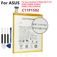 C11P1502 Original แบตเตอรี่แท็บเล็ต PC สำหรับ ZenPad 10 Z300C Z300M Z300CG Z300CL P021(Z300CG) P01T 10.1 4890MAh เครื่องมือ