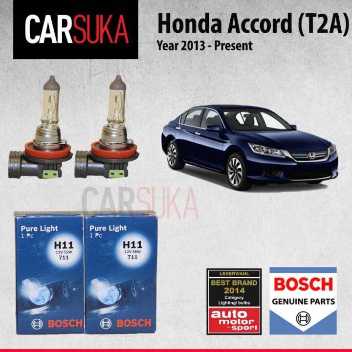 Bosch Headlamp HeadLight H11 Light Bulbs for Honda Accord 9th Gen 2013