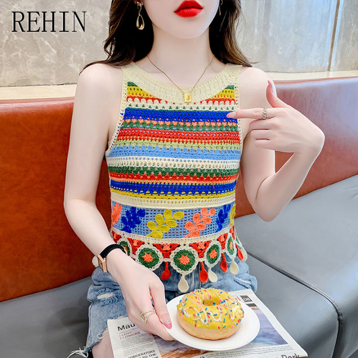 rehin-เสื้อชั้นในสตรีแบบมีสายเสื้อแขนกุดปลายสูงและการออกแบบที่ไม่เหมือนใครกลวงออกสำหรับผู้หญิง-เสื้อแขนกุดฤดูร้อน